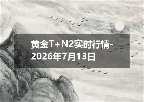 黄金T+N2实时行情-2026年7月13日